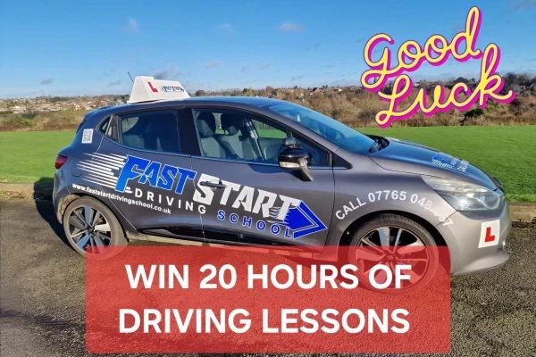 Win 20 Hours of Driving lessons promotional image